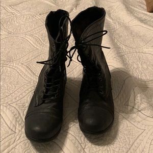 Black Combat boots